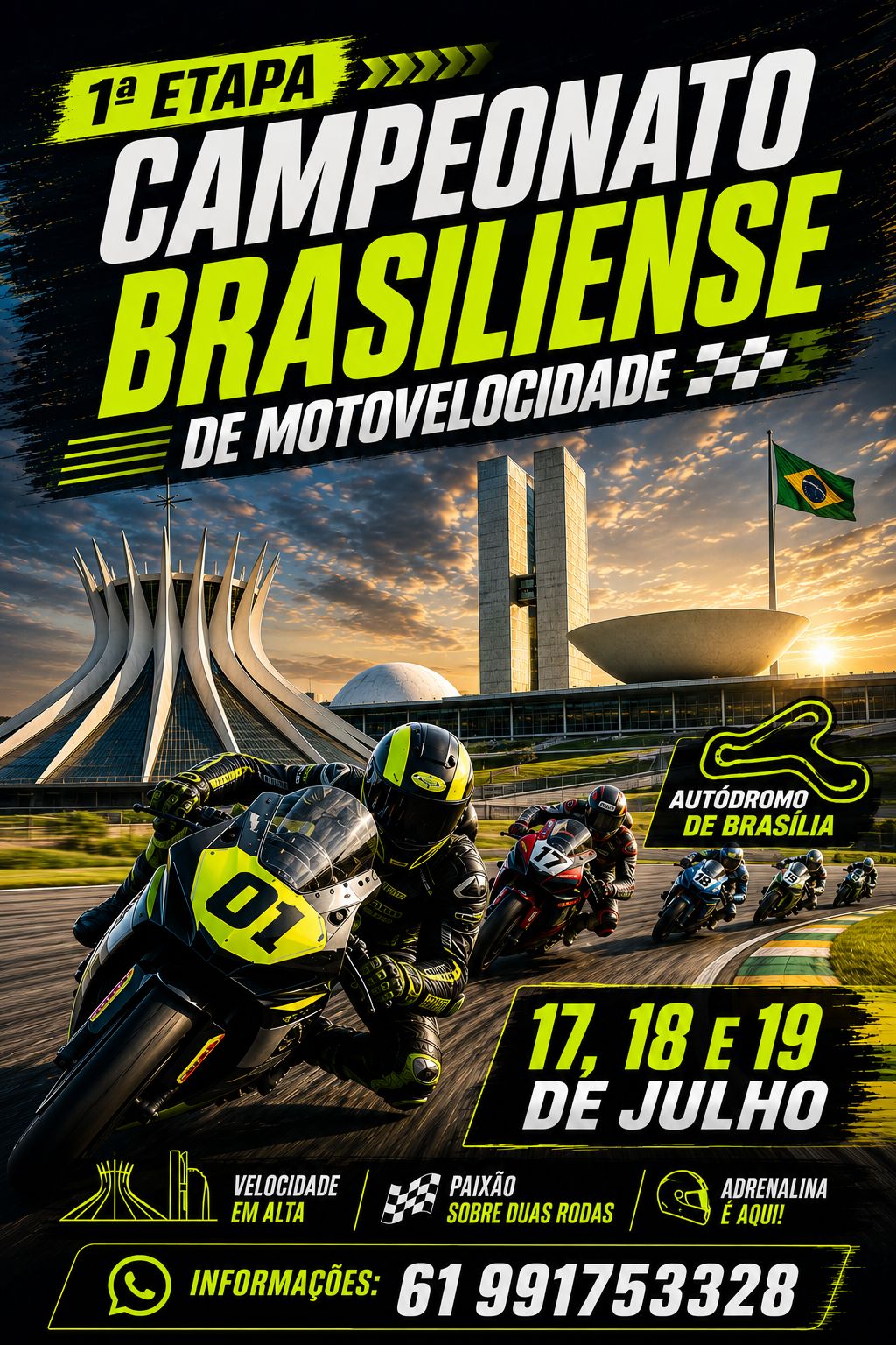 1ª Etapa — Campeonato Brasiliense de Motovelocidade